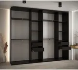 Posuvná skriňa so zrkadlom vysoká Davos 3 280 hĺbka 45 cm