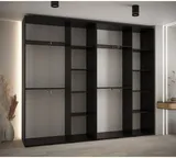 Posuvná skriňa so zrkadlom vysoká Davos 3 280 hĺbka 45 cm