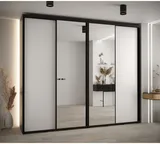 Posuvná skriňa so zrkadlom vysoká Davos 3 280 hĺbka 45 cm