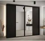 Posuvná skriňa so zrkadlom vysoká Davos 3 280 hĺbka 45 cm