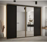 Posuvná skriňa so zrkadlom vysoká Davos 3 280 hĺbka 45 cm