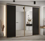 Posuvná skriňa so zrkadlom vysoká Davos 3 280 hĺbka 45 cm