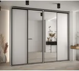 Skriňa s posuvnými dverami so zrkadlom vysoká Davos 3 280 hĺbka 60 cm