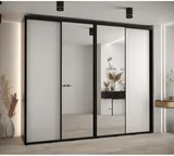 Skriňa s posuvnými dverami so zrkadlom vysoká Davos 3 280 hĺbka 60 cm