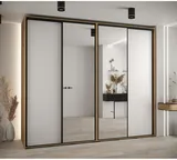 Skriňa s posuvnými dverami so zrkadlom vysoká Davos 3 280 hĺbka 60 cm