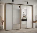 Skriňa s posuvnými dverami so zrkadlom vysoká Davos 3 280 hĺbka 60 cm