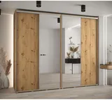 Skriňa s posuvnými dverami so zrkadlom vysoká Davos 3 280 hĺbka 60 cm