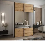 Skriňa s posuvnými dverami so zrkadlom Lux 4 150