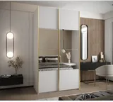 Skriňa s posuvnými dverami so zrkadlom Lux 4 150