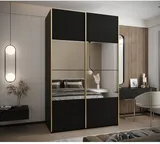 Skriňa s posuvnými dverami so zrkadlom Lux 4 150