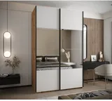 Skriňa s posuvnými dverami so zrkadlom Lux 4 150