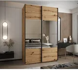 Skriňa s posuvnými dverami so zrkadlom Lux 4 150