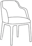 Stolička Lulu Arms