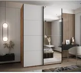 Skriňa s posuvnými dverami so zrkadlom Lux 3 180