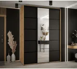 Skriňa s posuvnými dverami so zrkadlom Cannes 5 170 60 cm hĺbky
