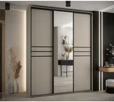 Skriňa s posuvnými dverami so zrkadlom Dakota 11 200 cm 60 cm hĺbky