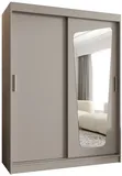 Skriňa s posuvnými dverami so zrkadlom Moka 150 cm