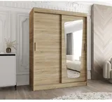 Skriňa s posuvnými dverami so zrkadlom Moka 150 cm