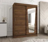 Skriňa s posuvnými dverami so zrkadlom Moka 150 cm