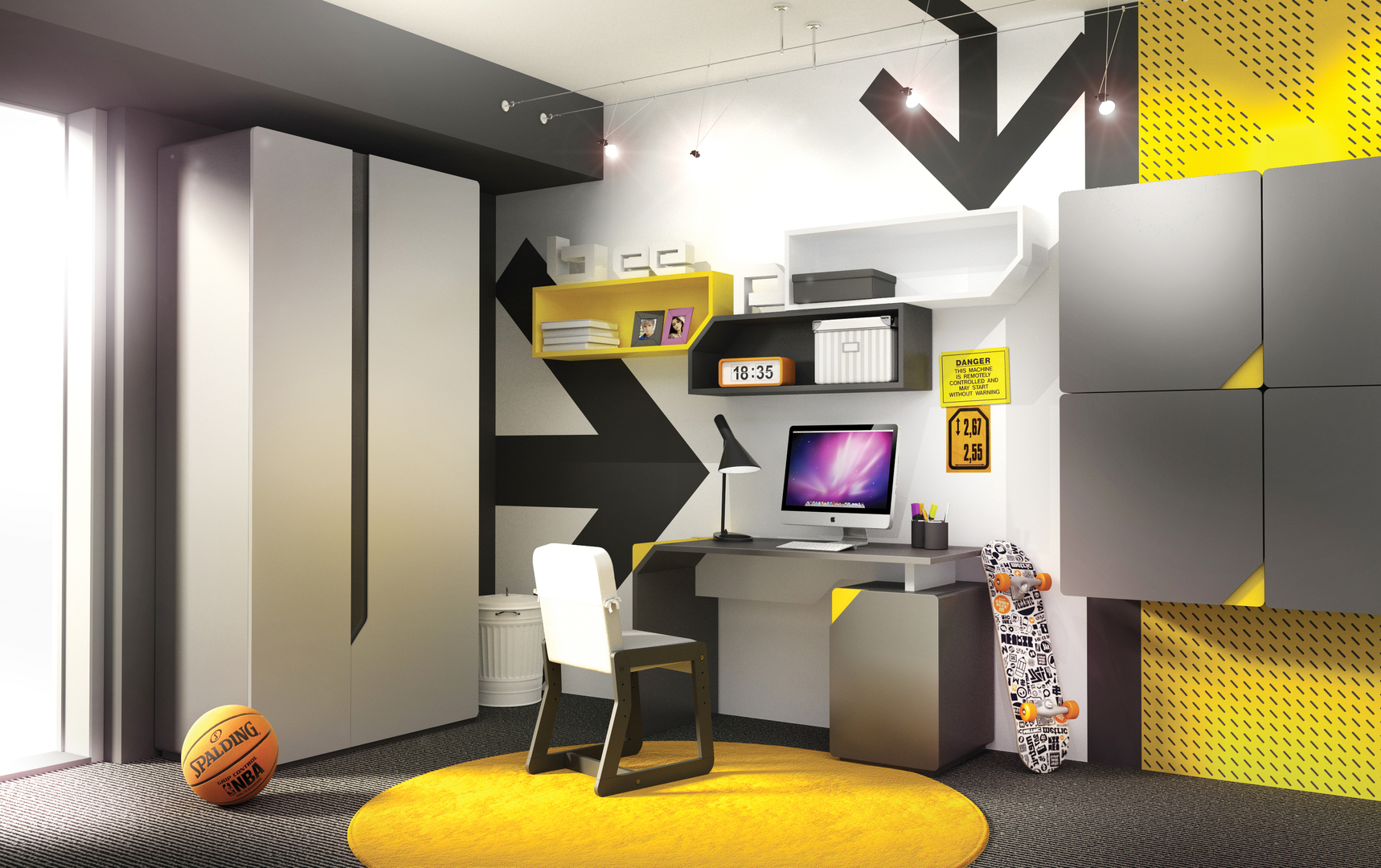 Regál závěsný Beep - Timoore