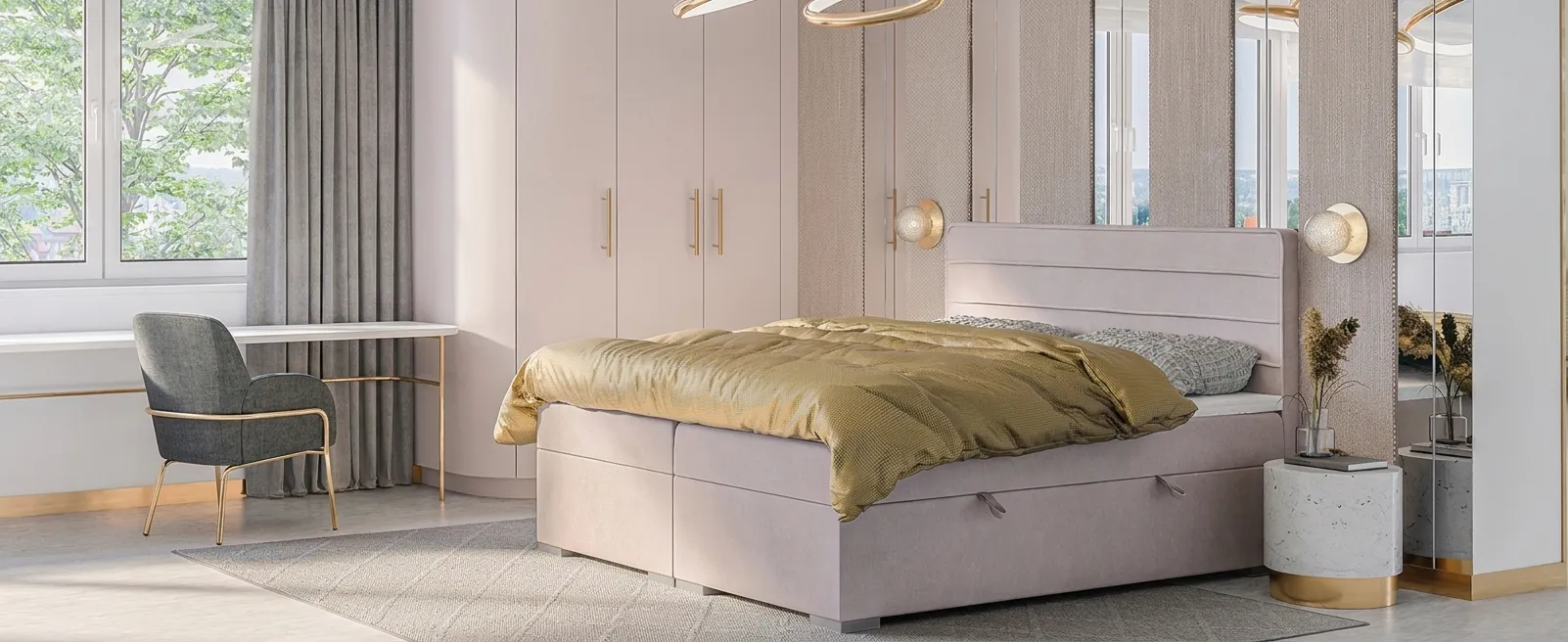 Kontinentální boxspring postele - jak vybrat královský odpočinek do vaší ložnice?