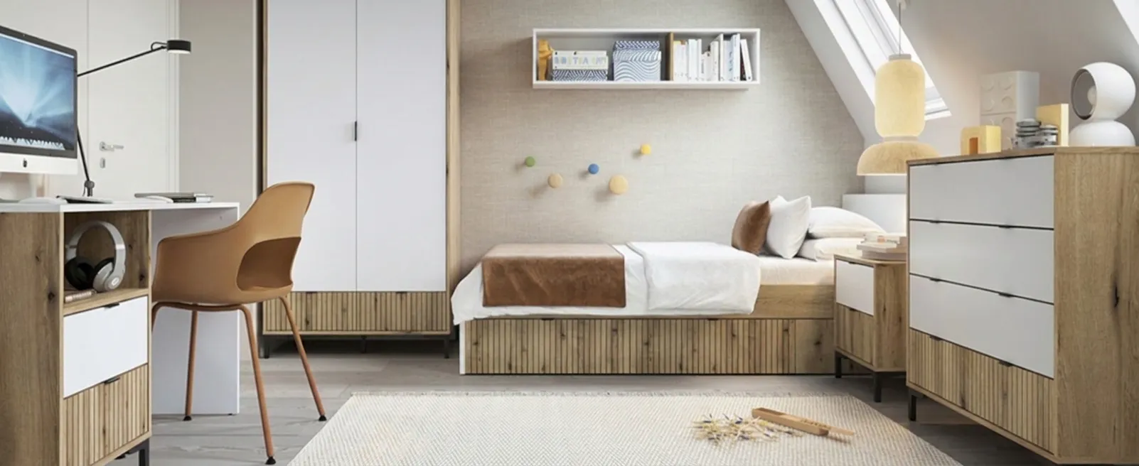 Postele 90 x 200 - ideální volba pro děti, dospívající a návštěvy