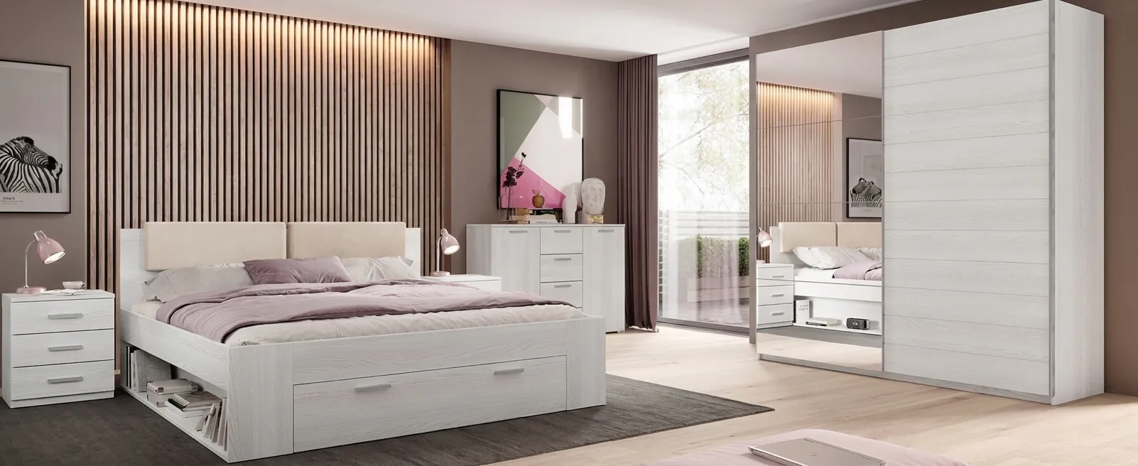 Posuvné skříně: moderní řešení do vaší ložnice