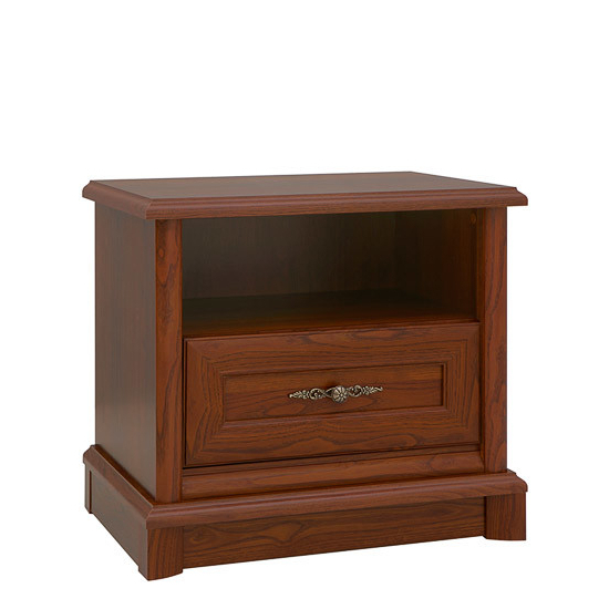 Noční stolek Kent - Black Red White - BRW