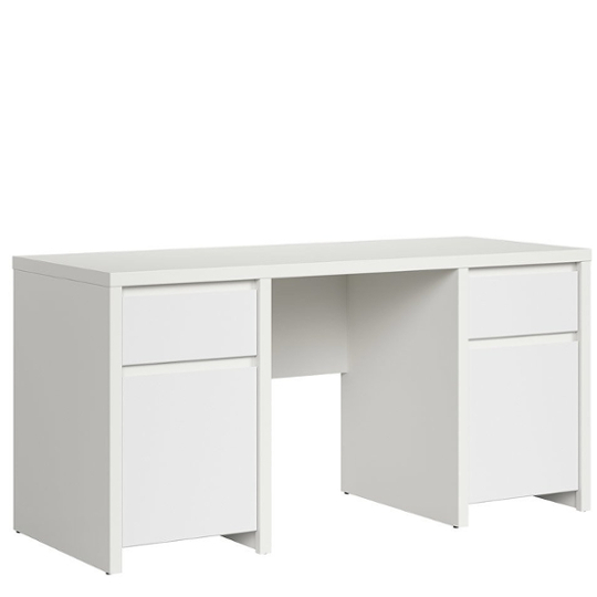 Psací stůl Kaspian - Black Red White - BRW