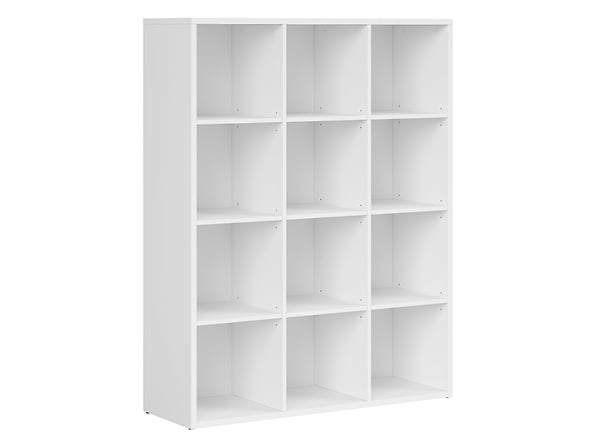 

Vysoká knihovna Nepo Plus - Black Red White - BRW