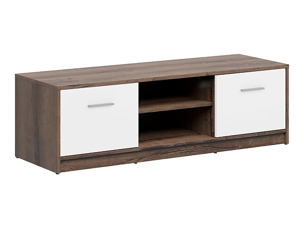 

TV stolek do obývacího pokoje Nepo Plus - Black Red White - BRW