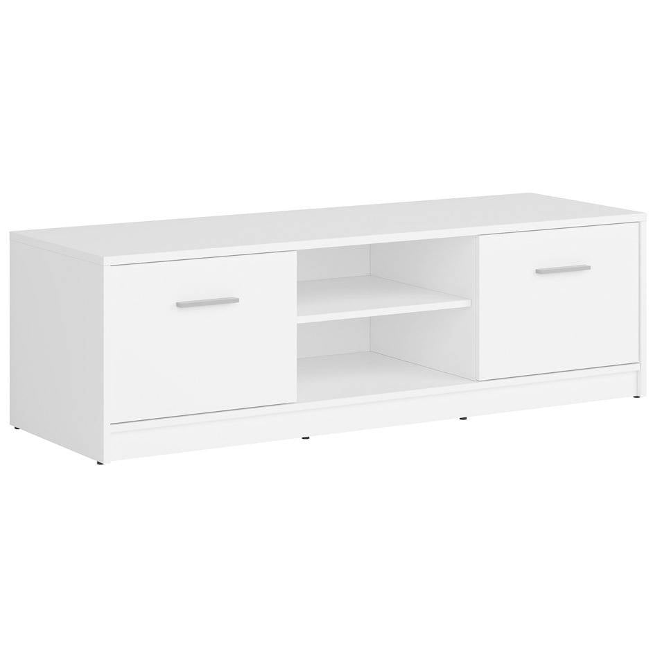 

TV stolek do obývacího pokoje Nepo Plus - Black Red White - BRW