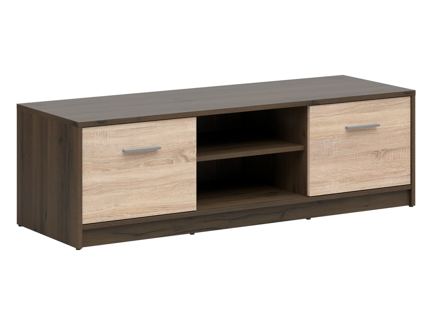 

TV stolek do obývacího pokoje Nepo Plus - Black Red White - BRW
