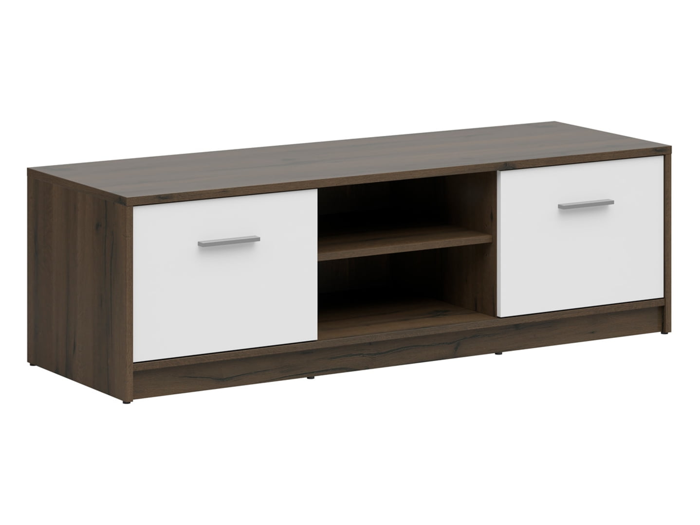 

TV stolek do obývacího pokoje Nepo Plus - Black Red White - BRW
