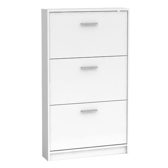 

Vysoký botník do předsíně Nepo Plus - Black Red White - BRW