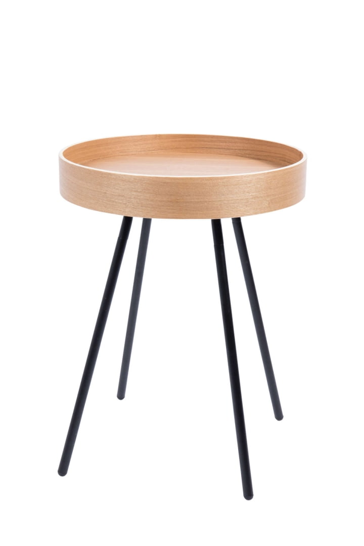 

Konferenční stolek Oak tray Ø46 cm - Zuiver
