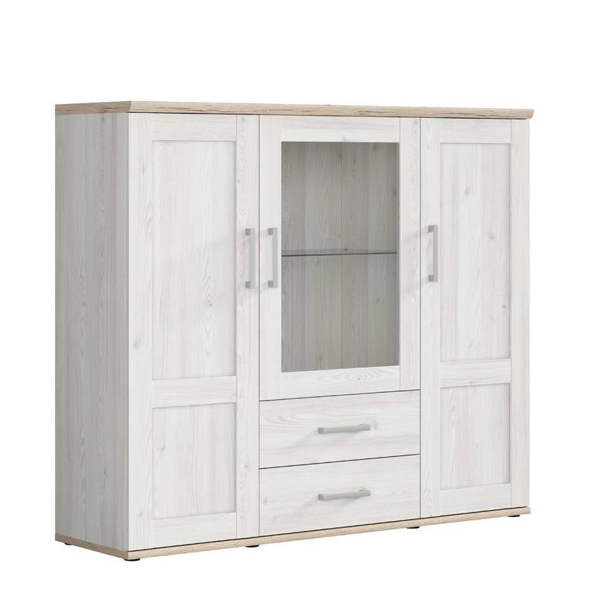 Vitrína Romance - Black Red White - BRW