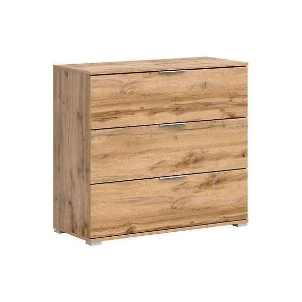 Levně Komoda Zele - Black Red White - BRW