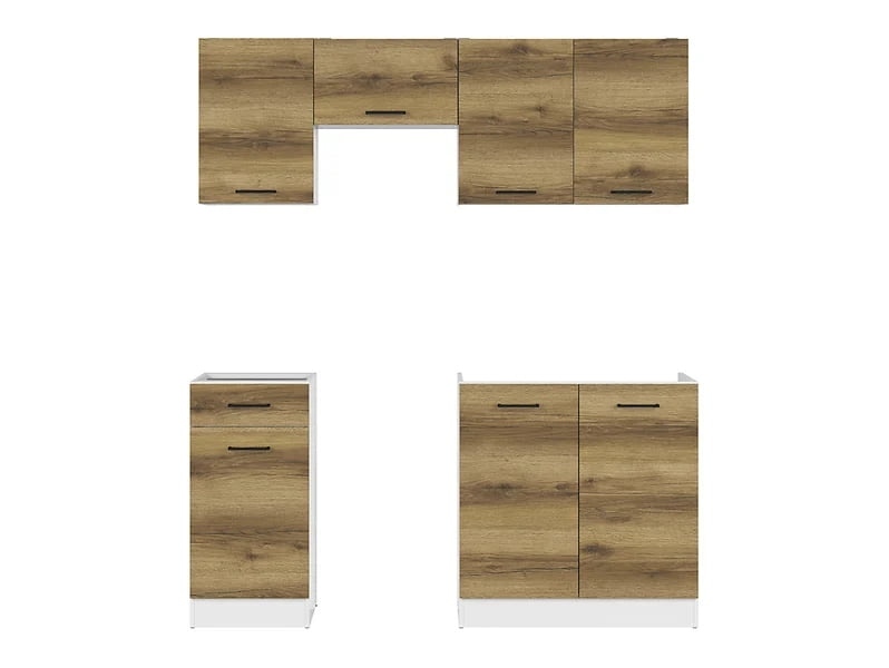 

Kuchyňská linka 180 Junona - Black Red White - BRW