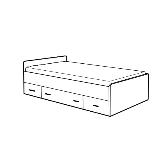 

Postel levá 80262 (160x200) - M&K Foam