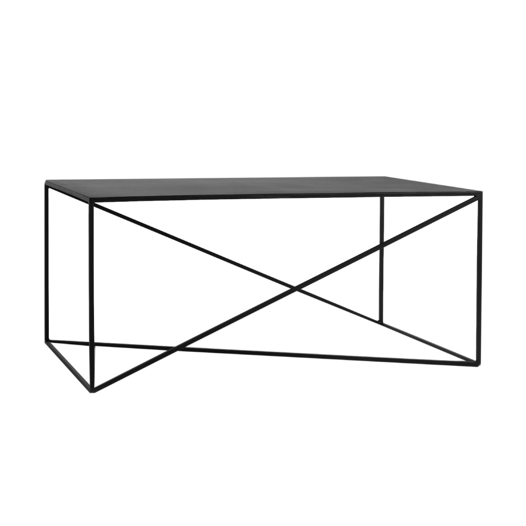 Konferenční stolek na kovových rámech 100x60 cm Memo Metal - CustomForm