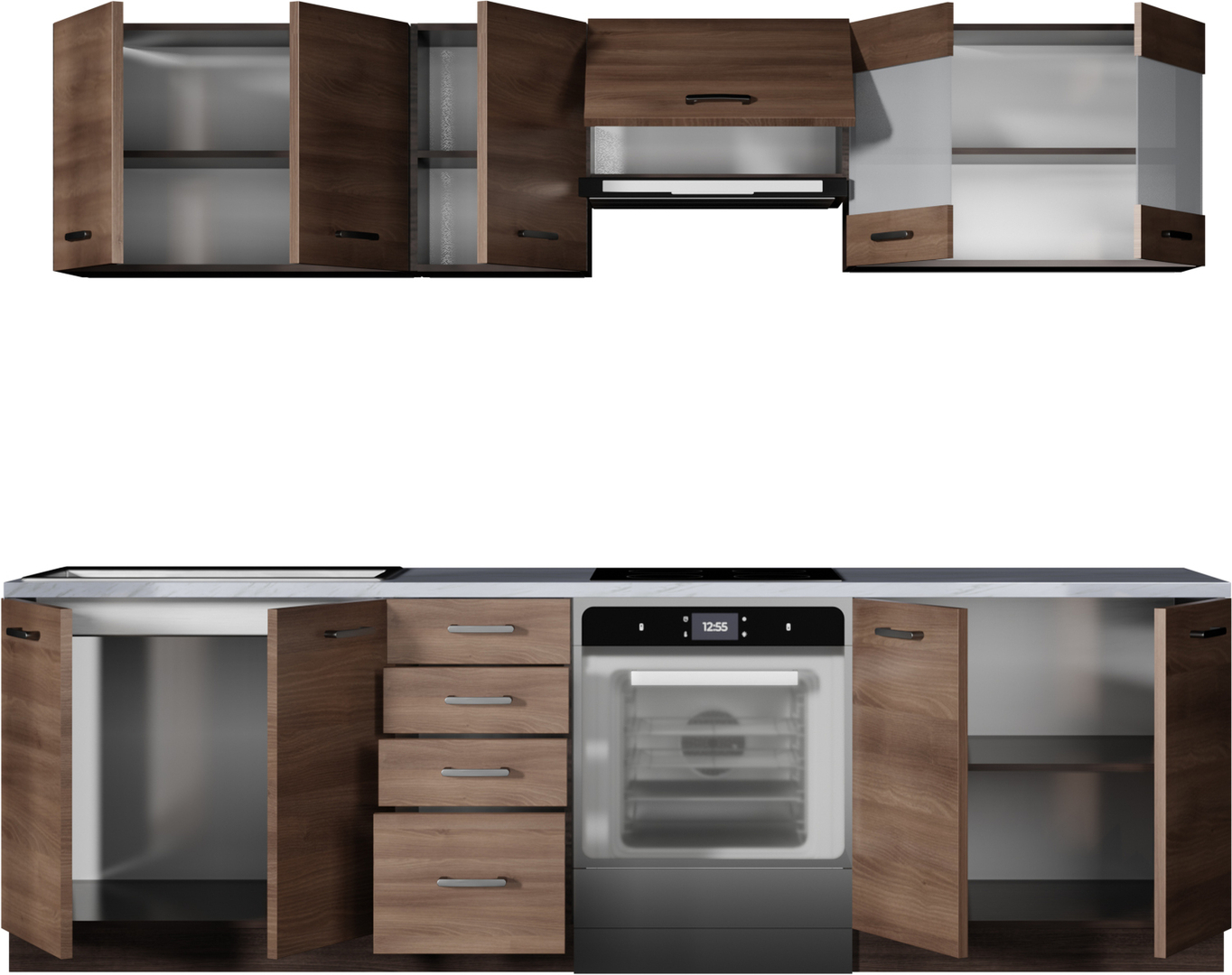 Levně Moderní kuchyňská linka Amanda 260 - Halmar