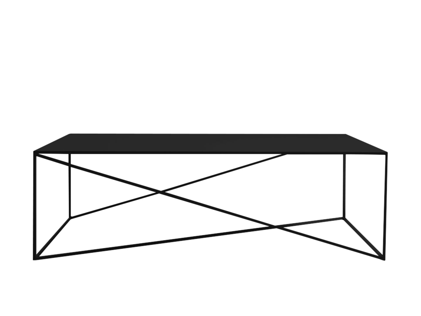 Konferenční stolek na kovových rámech 140x80 cm Memo Metal - CustomForm