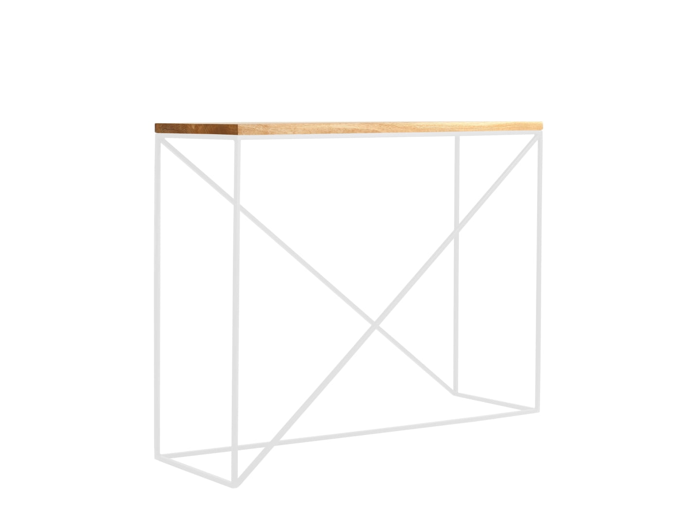 

Konzolový stolek na kovových rámech Memo Solid Wood 100 - CustomForm
