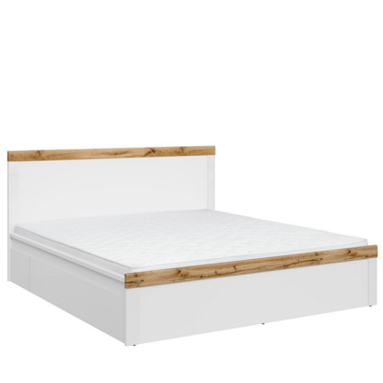 Levně Postel 180 Holten - Black Red White - BRW