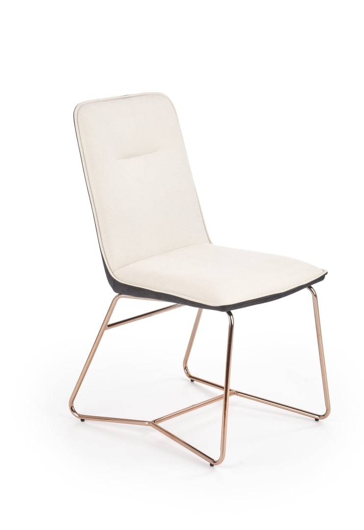 

Elegantní židle do jídelny na ocelových nohách K-390 - Halmar