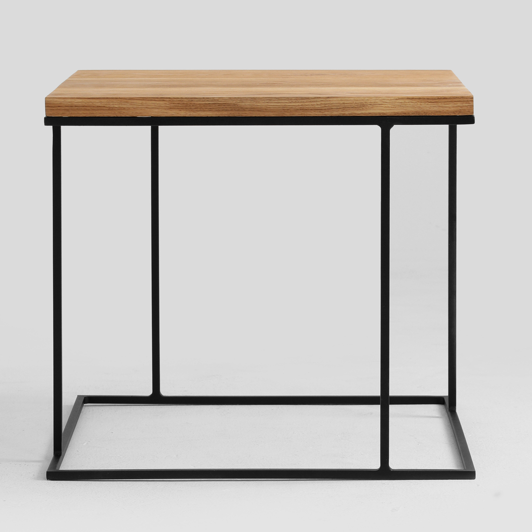 Levně Konferenční stolek na kovových rámech 50 Walt Solid Wood - CustomForm