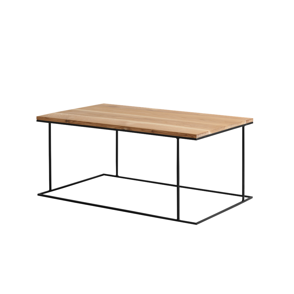 

Konferenční stolek na kovových rámech 100x60 Walt Solid Wood - CustomForm
