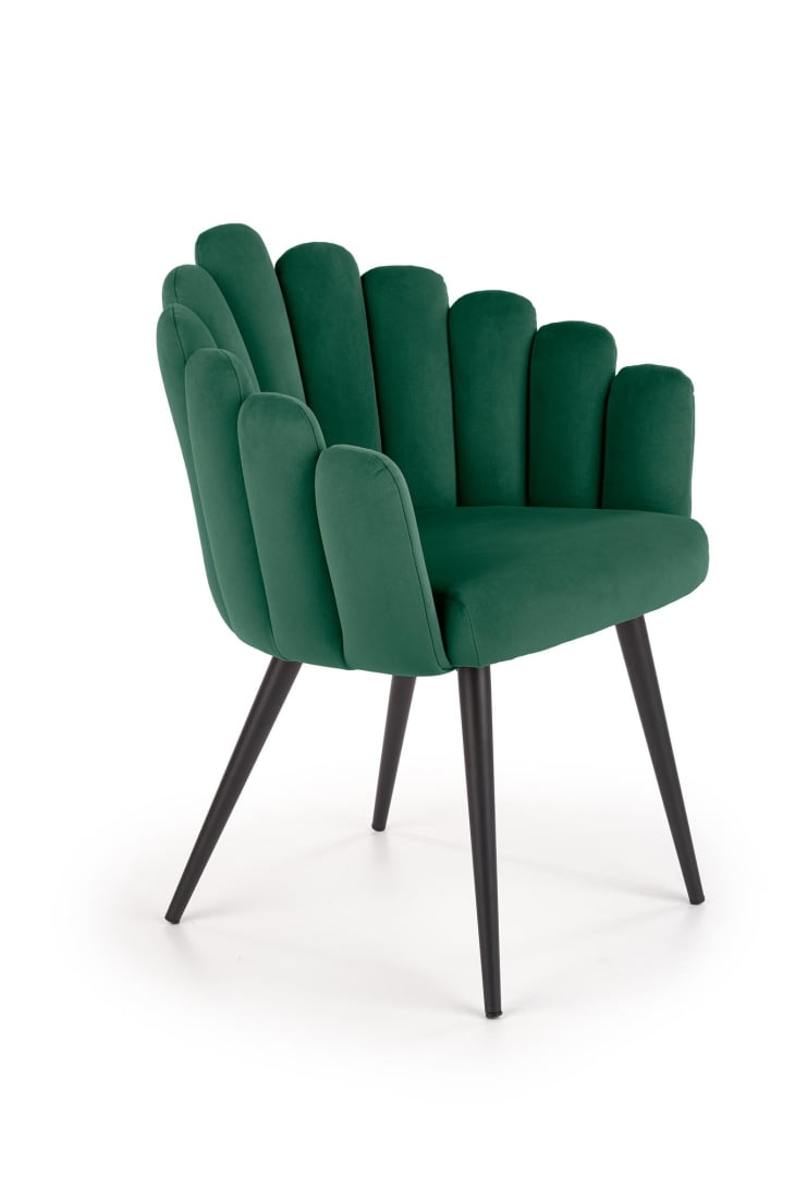 

Elegantní čalouněná židle do jídelny K-410 - Halmar