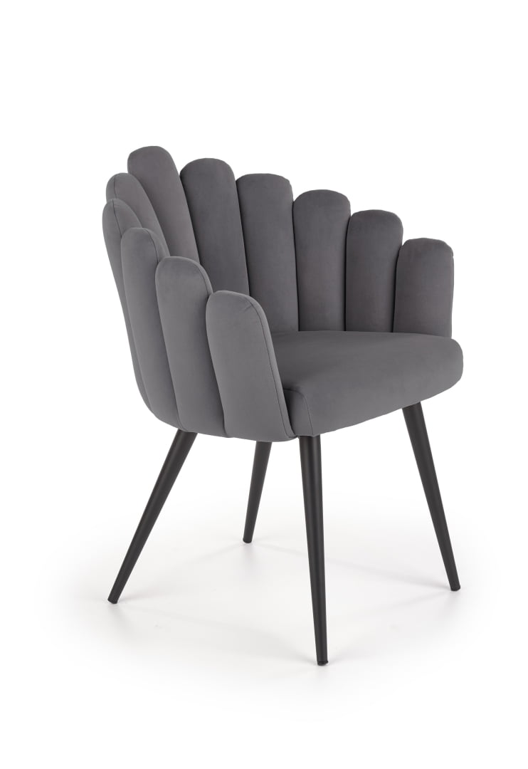 

Elegantní čalouněná židle do jídelny K-410 - Halmar